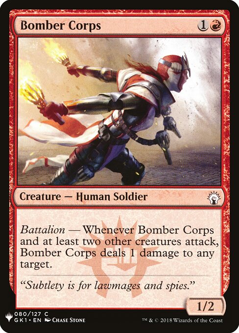 Esquadrão de Bombardeiros — The List GK1-80