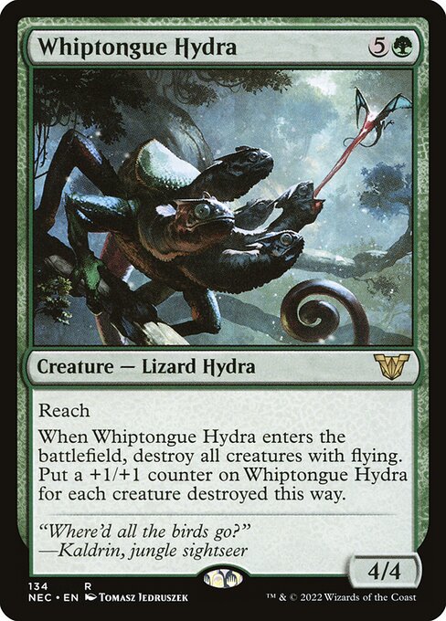 Hidra Língua-de-chicote — Neon Dynasty Commander 134