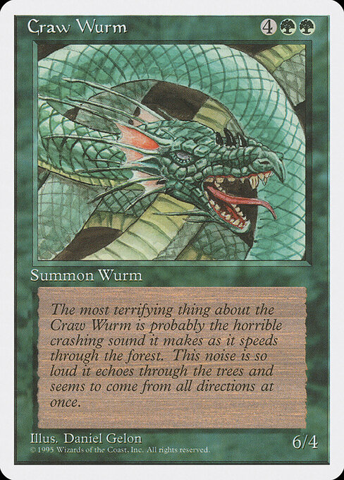 Serpente Terrestre de Craw — Fourth Edition 238