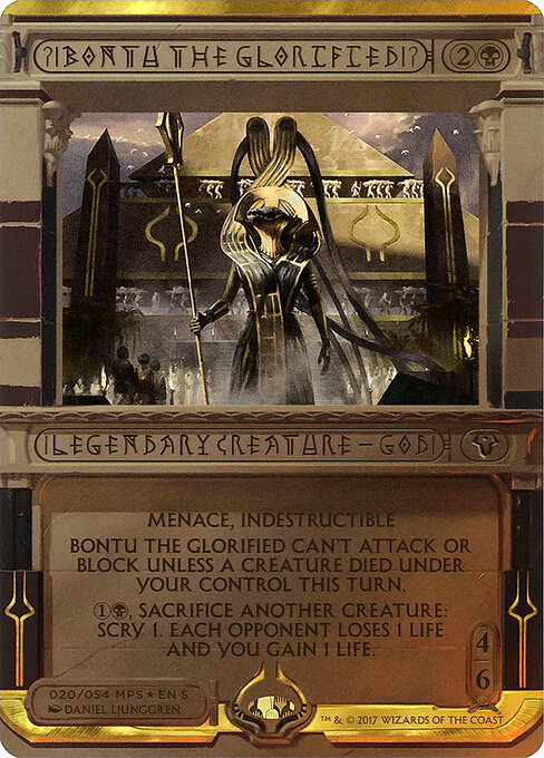 Bontu, a Glorificada — Amonkhet Invocations 20