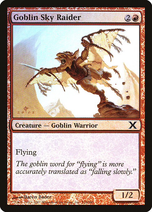 Goblin Atacante Celeste — Tenth Edition 210★