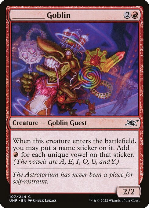 _____ Goblin — Unfinity 107