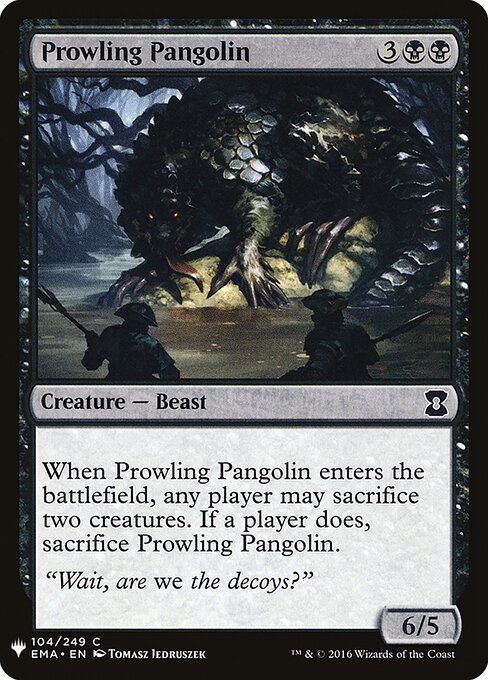 Pangolim Espreitador — The List EMA-104