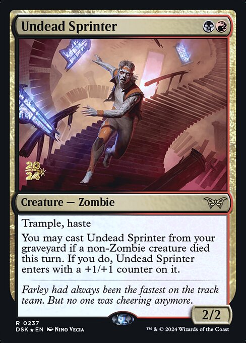 Undead Sprinter — Duskmourn: House of Horror Promos 237s