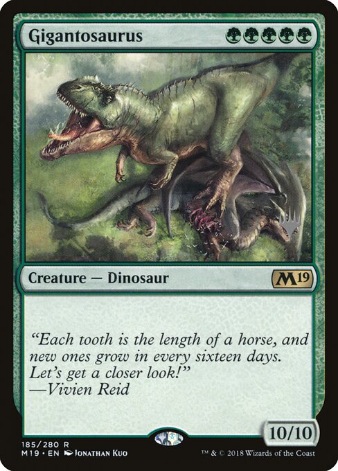 Gigantossauro — Core Set 2019 Promos 185p
