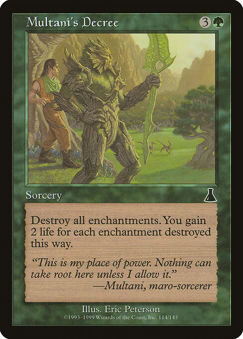 Decreto de Multani — Urza's Destiny 114