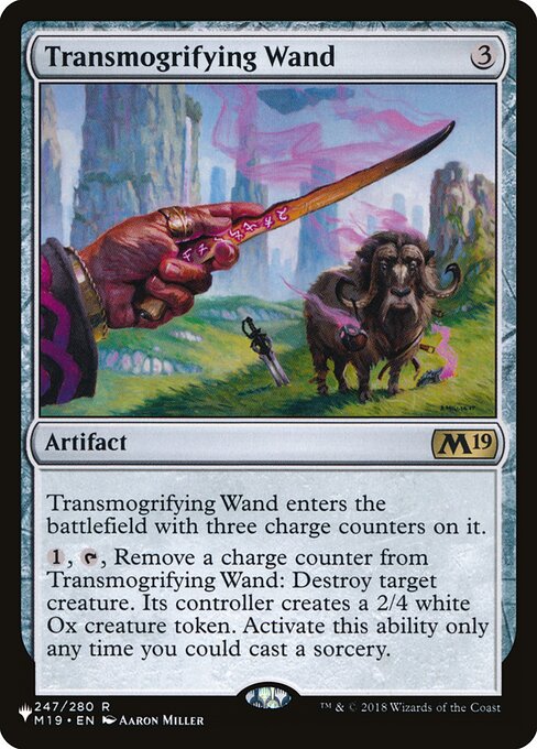 Varinha Transmogrificadora — The List M19-247