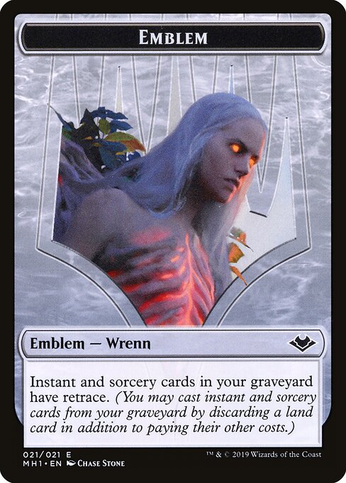 Wrenn and Six Emblem — Modern Horizons Tokens 21
