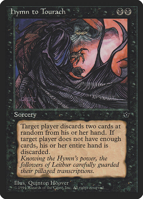 Hymn to Tourach — Fallen Empires 38c