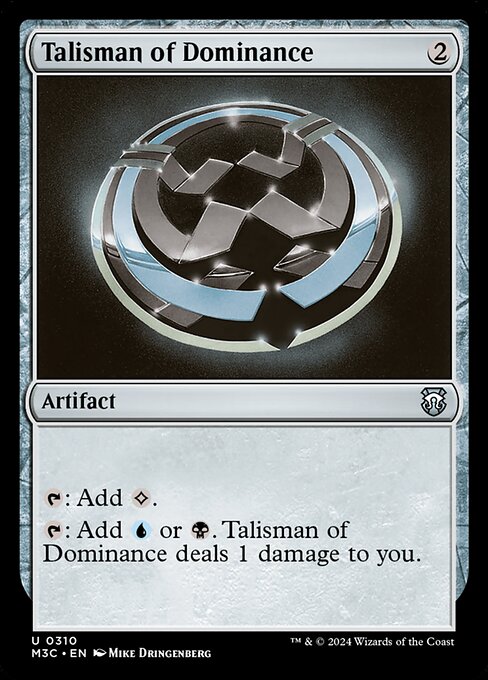 Talismã da Dominação — Modern Horizons 3 Commander 310