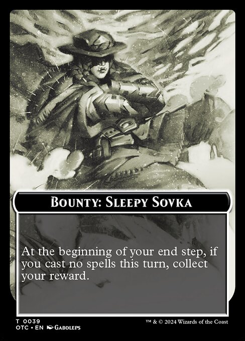 Bounty: Sleepy Sovka — Outlaws of Thunder Junction Commander Tokens 39