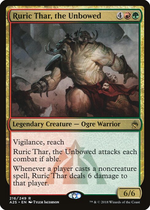 Ruric Thar, the Unbowed — Masters 25 216