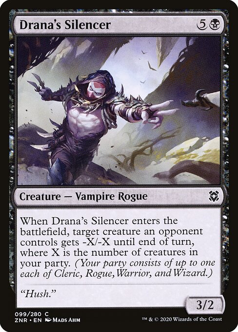 Silenciador de Drana — Zendikar Rising 99