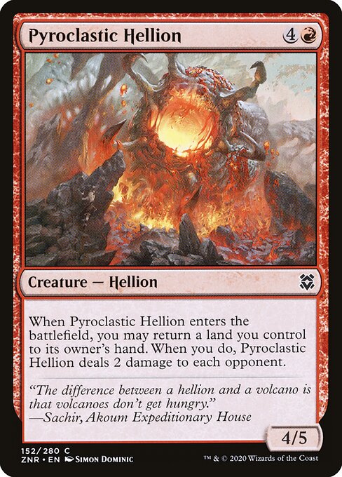 Avernal Piroclástico — Zendikar Rising 152