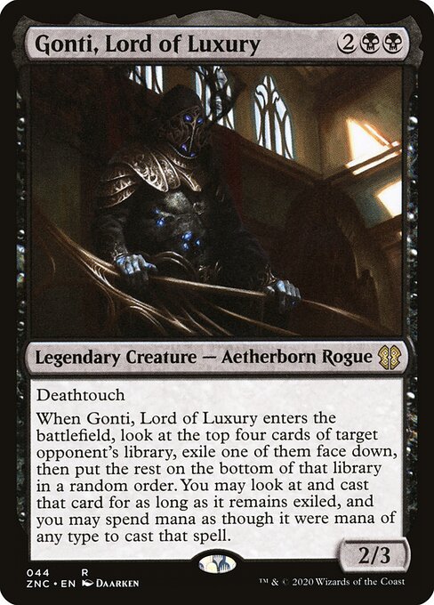 Gonti, Senhor da Opulência — Zendikar Rising Commander 44