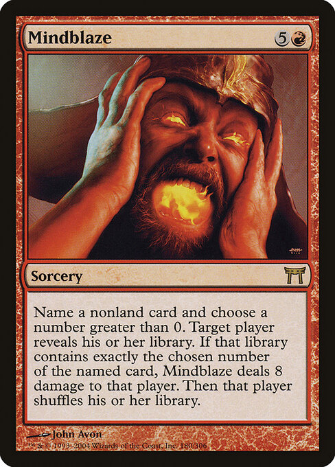 Labareda Mental — Champions of Kamigawa 180