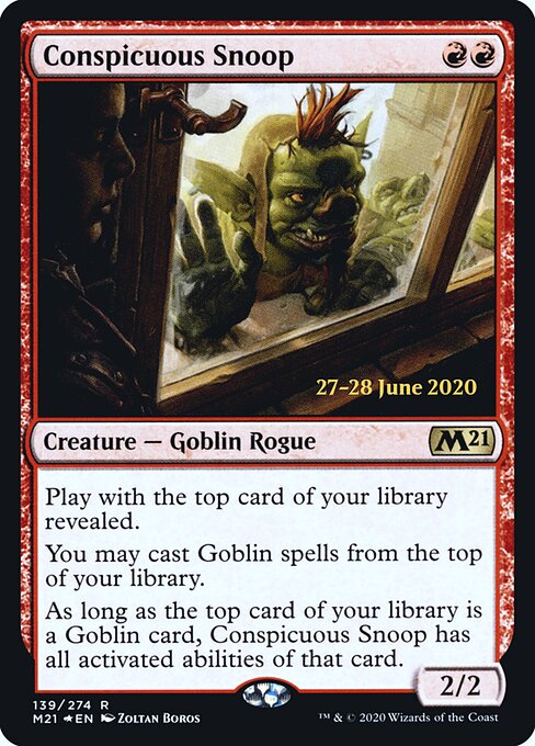 Bisbilhoteiro Chamativo — Core Set 2021 Promos 139s