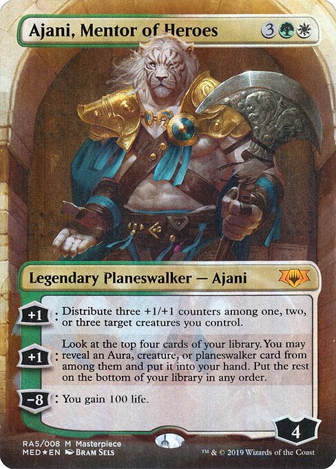 Ajani, Mentor dos Heróis — Mythic Edition RA5