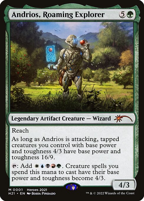 Andrios, Roaming Explorer — 2021 Heroes of the Realm 1