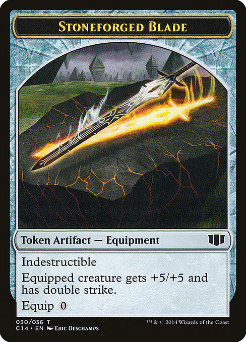 Stoneforged Blade — Commander 2014 Tokens 30