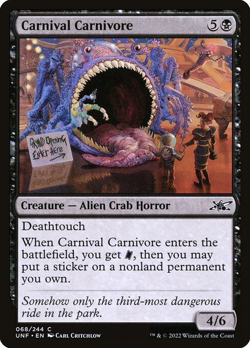 Carnival Carnivore — Unfinity 68
