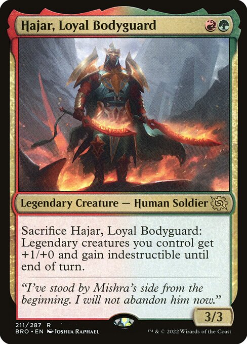 Hajar, Guarda-costas Leal — The Brothers' War 211