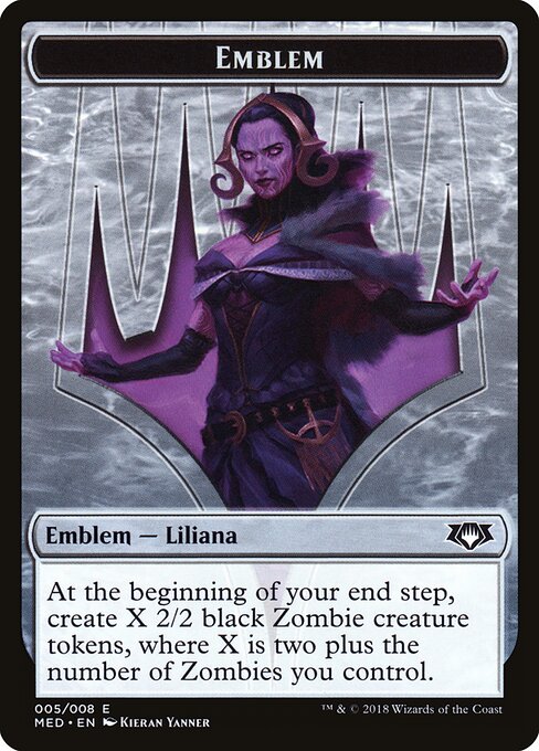 Liliana, the Last Hope Emblem — Mythic Edition Tokens G5