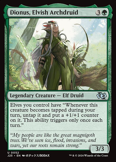 Dionus, Elvish Archdruid — Foundations Jumpstart 52