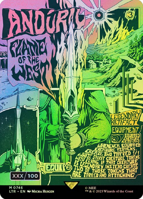 Andúril, Chama do Oeste — The Lord of the Rings: Tales of Middle-earth 746z