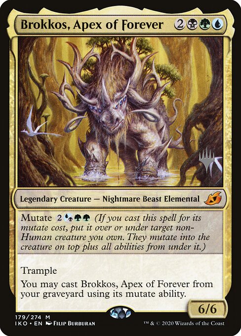 Brokkos, Ápice da Eternidade — Ikoria: Lair of Behemoths Promos 179p