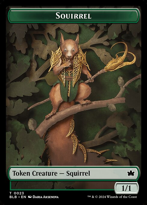 Squirrel — Bloomburrow Tokens 23