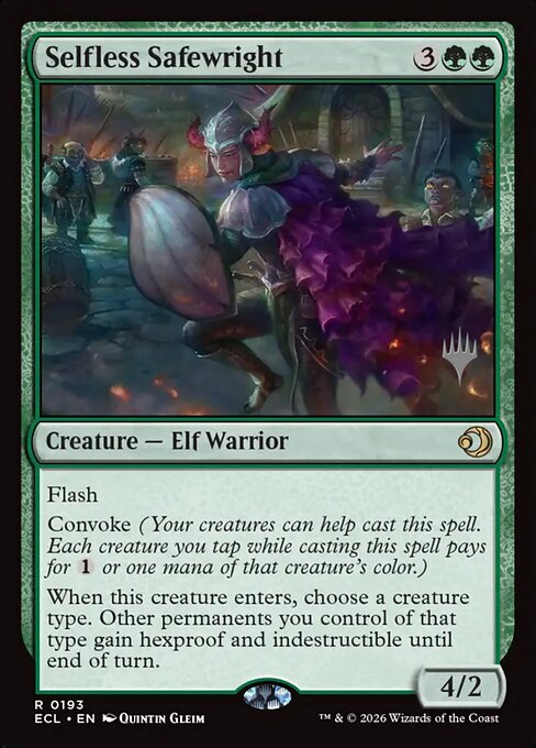 Selfless Safewright — Lorwyn Eclipsed Promos 193p
