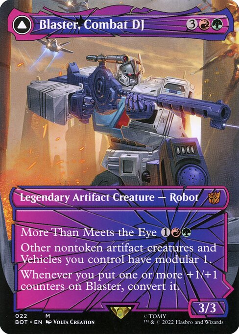 Blaster, Combat DJ — Transformers 22