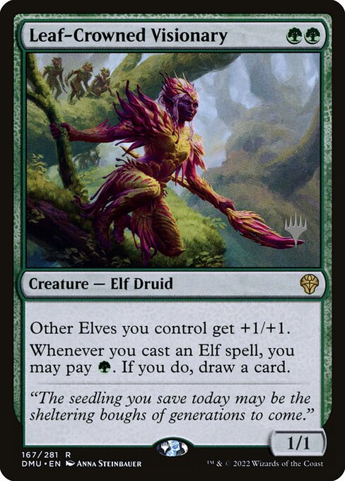 Visionária da Coroa de Folhas — Dominaria United Promos 167p