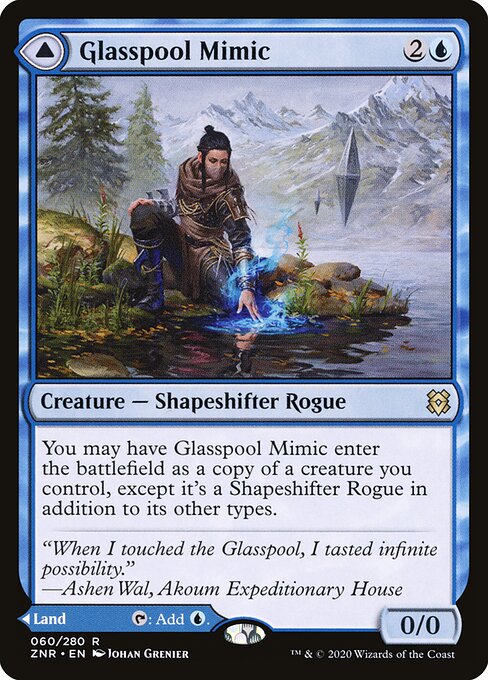 Glasspool Mimic — Zendikar Rising 60