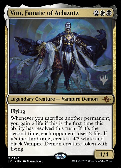 Vito, Fanático de Aclazotz — The Lost Caverns of Ixalan Promos 243p