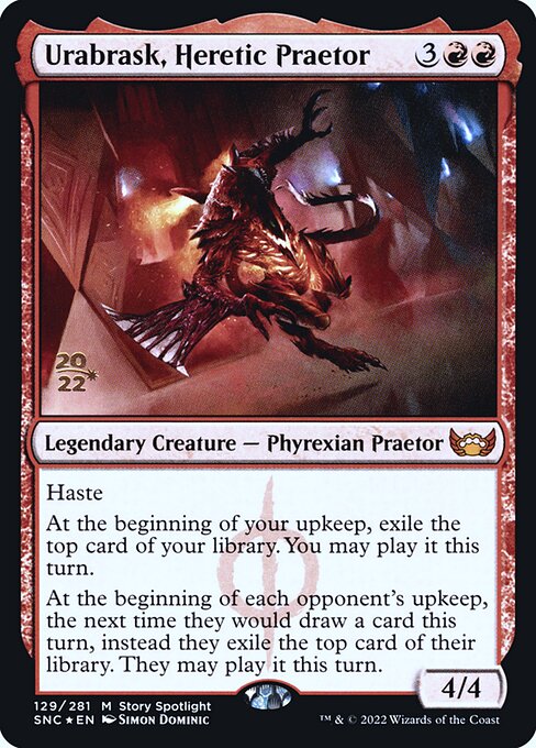 Urabrask, Pretor Herege — Streets of New Capenna Promos 129s