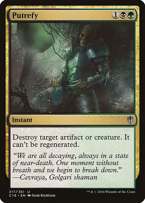 Putrificar — Commander 2016 217