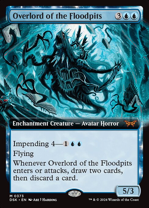 Overlord of the Floodpits — Duskmourn: House of Horror 373