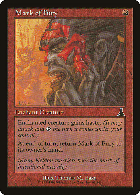 Marca da Fúria — Urza's Destiny 93