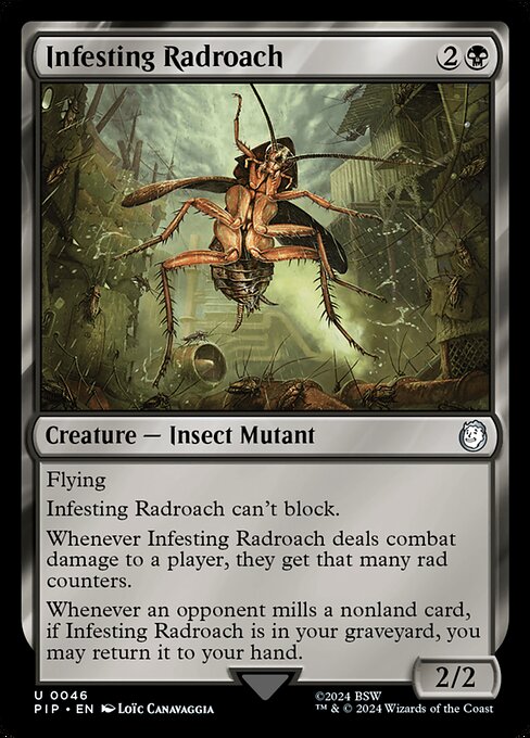 Infesting Radroach — Fallout 46