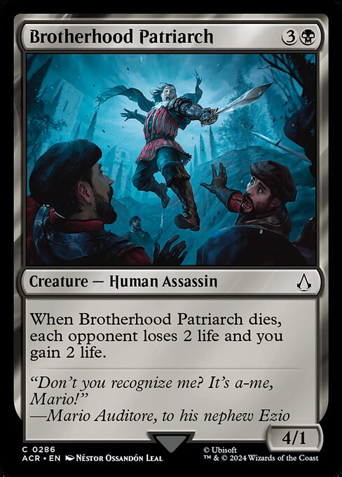 Brotherhood Patriarch — Assassin's Creed 286