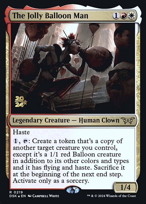 The Jolly Balloon Man — Duskmourn: House of Horror Promos 219s