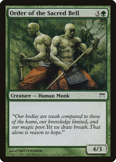 Ordem do Sino Sagrado — Champions of Kamigawa 232