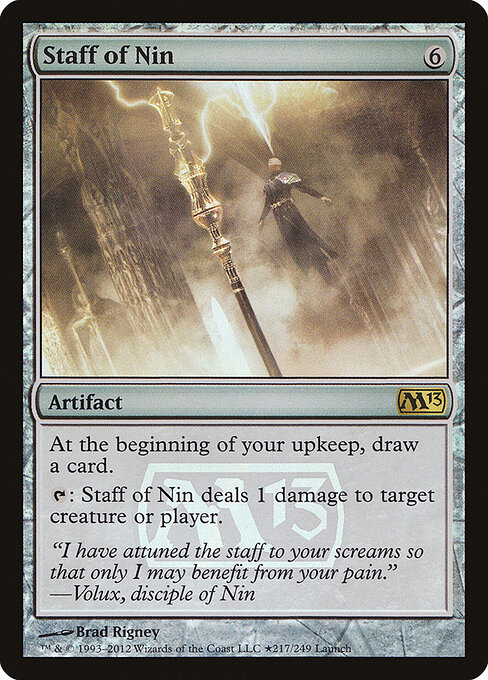 Cajado de Nin — Magic 2013 Promos 217★