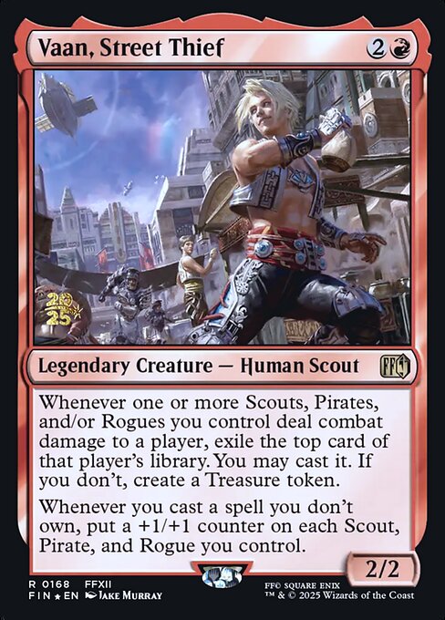 Vaan, Street Thief — Final Fantasy Promos 168s