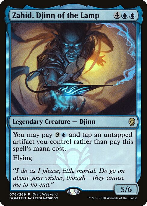 Zahid, Gênio da Lâmpada — Dominaria Promos 76