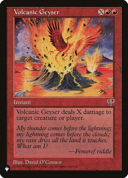 Gêiser Vulcânico — The List MIR-202