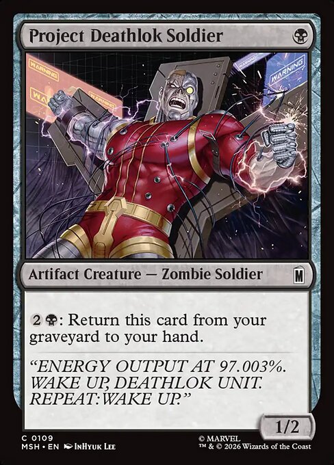 Project Deathlok Soldier — Marvel Super Heroes 109
