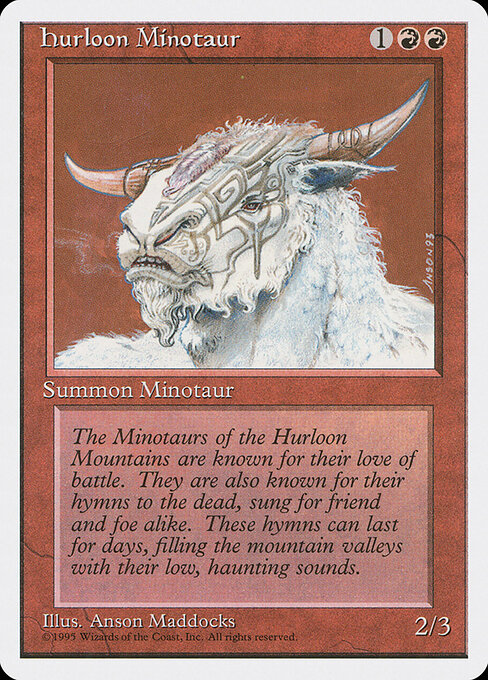 Minotauro de Hurloon — Fourth Edition 202